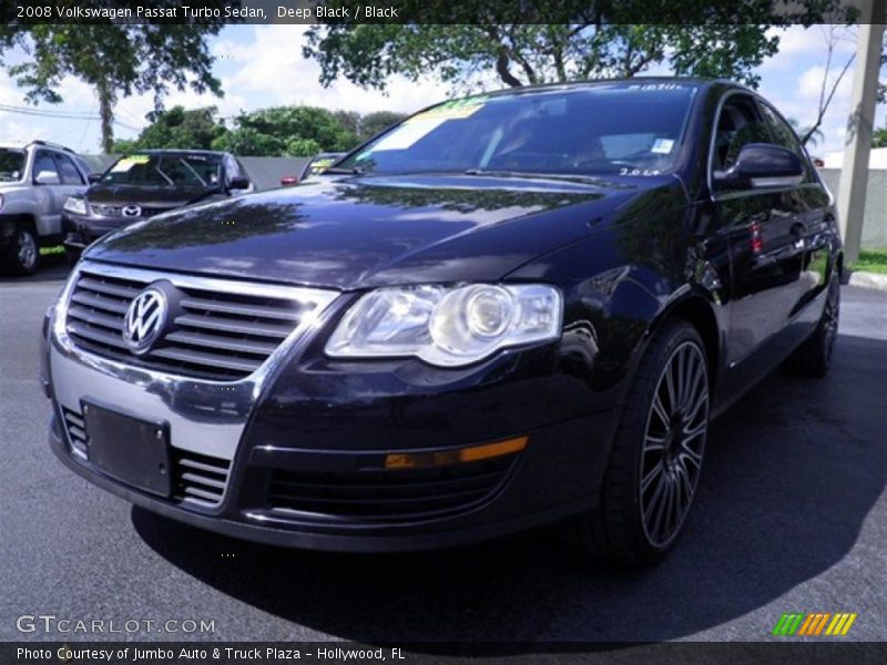 Deep Black / Black 2008 Volkswagen Passat Turbo Sedan