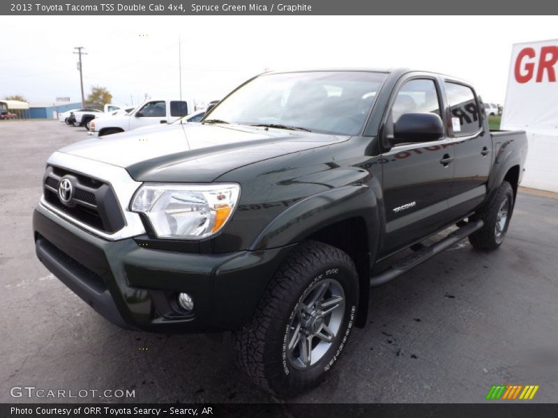 Spruce Green Mica / Graphite 2013 Toyota Tacoma TSS Double Cab 4x4
