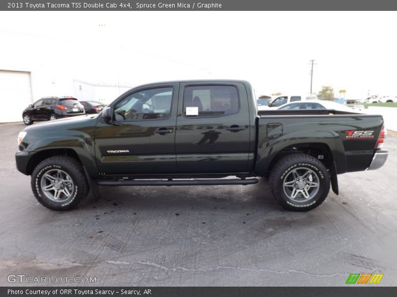 Spruce Green Mica / Graphite 2013 Toyota Tacoma TSS Double Cab 4x4