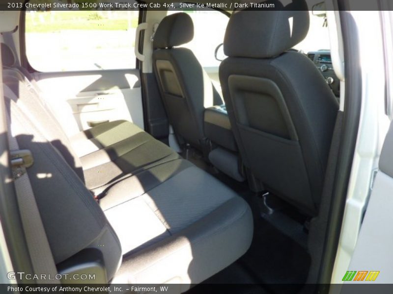 Silver Ice Metallic / Dark Titanium 2013 Chevrolet Silverado 1500 Work Truck Crew Cab 4x4