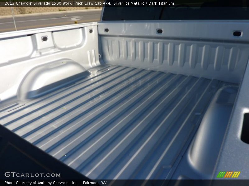 Silver Ice Metallic / Dark Titanium 2013 Chevrolet Silverado 1500 Work Truck Crew Cab 4x4