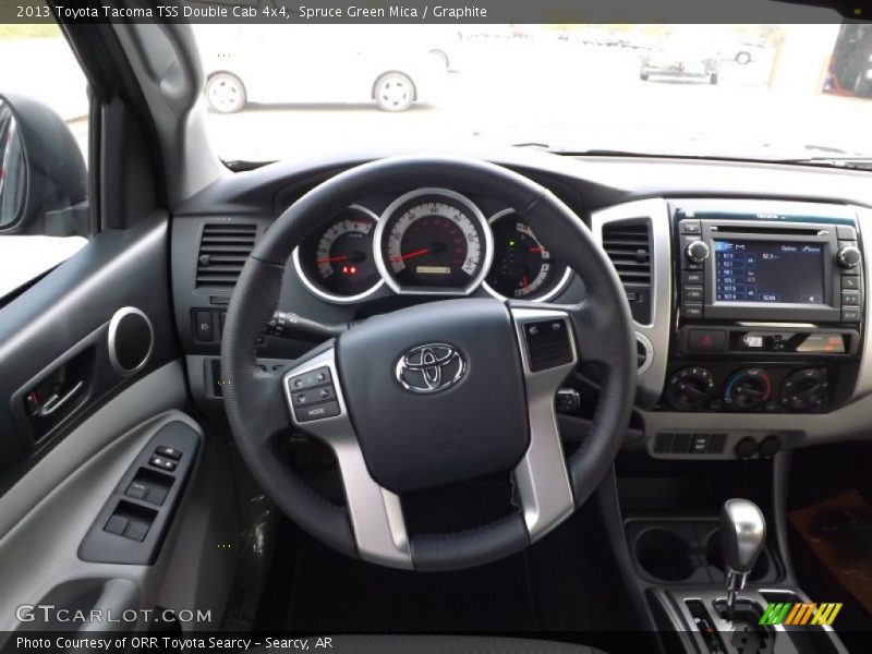 Spruce Green Mica / Graphite 2013 Toyota Tacoma TSS Double Cab 4x4