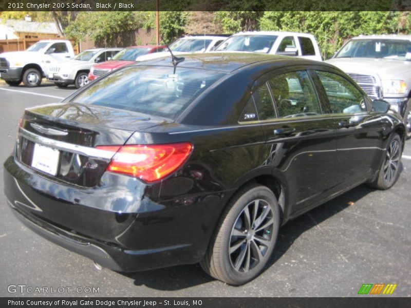 Black / Black 2012 Chrysler 200 S Sedan