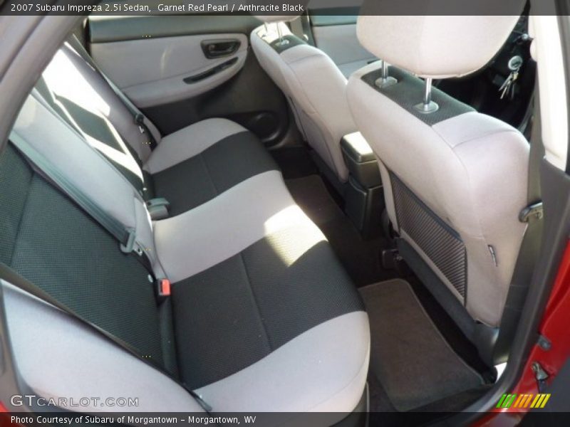 Garnet Red Pearl / Anthracite Black 2007 Subaru Impreza 2.5i Sedan