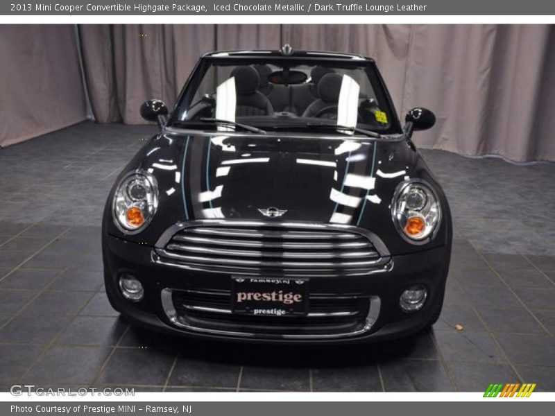 Iced Chocolate Metallic / Dark Truffle Lounge Leather 2013 Mini Cooper Convertible Highgate Package