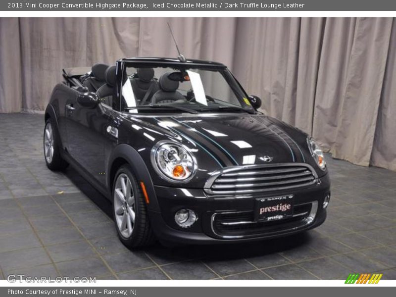 Iced Chocolate Metallic / Dark Truffle Lounge Leather 2013 Mini Cooper Convertible Highgate Package