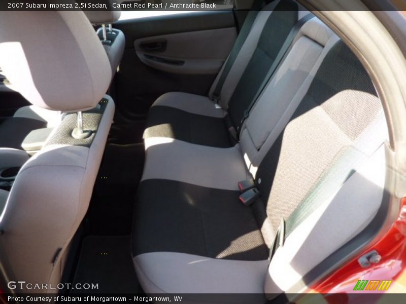 Garnet Red Pearl / Anthracite Black 2007 Subaru Impreza 2.5i Sedan