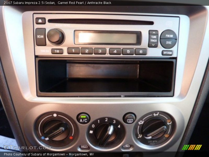 Garnet Red Pearl / Anthracite Black 2007 Subaru Impreza 2.5i Sedan