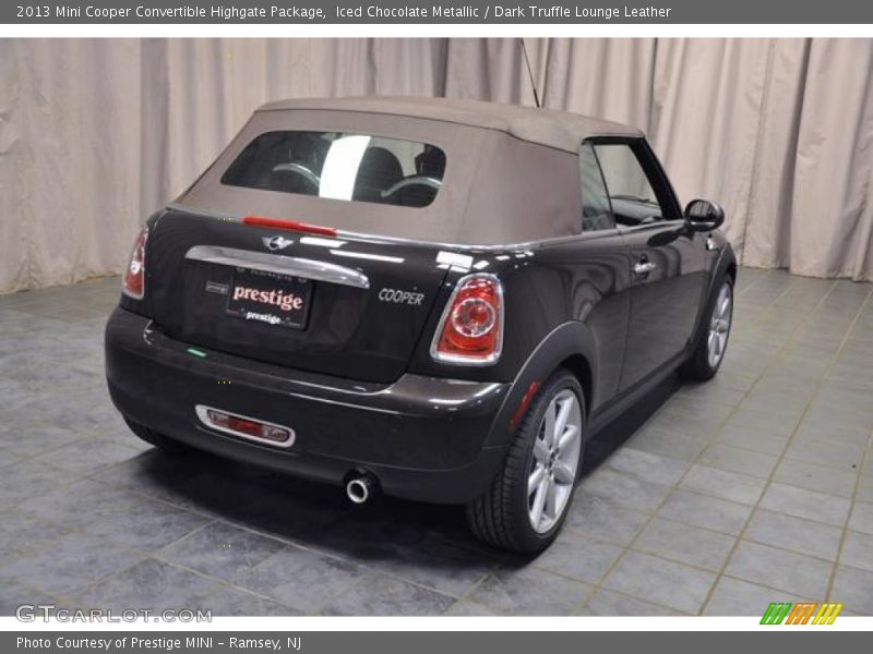 Iced Chocolate Metallic / Dark Truffle Lounge Leather 2013 Mini Cooper Convertible Highgate Package