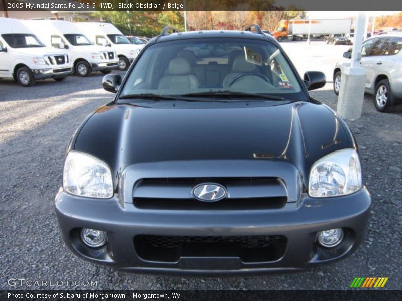 Black Obsidian / Beige 2005 Hyundai Santa Fe LX 3.5 4WD