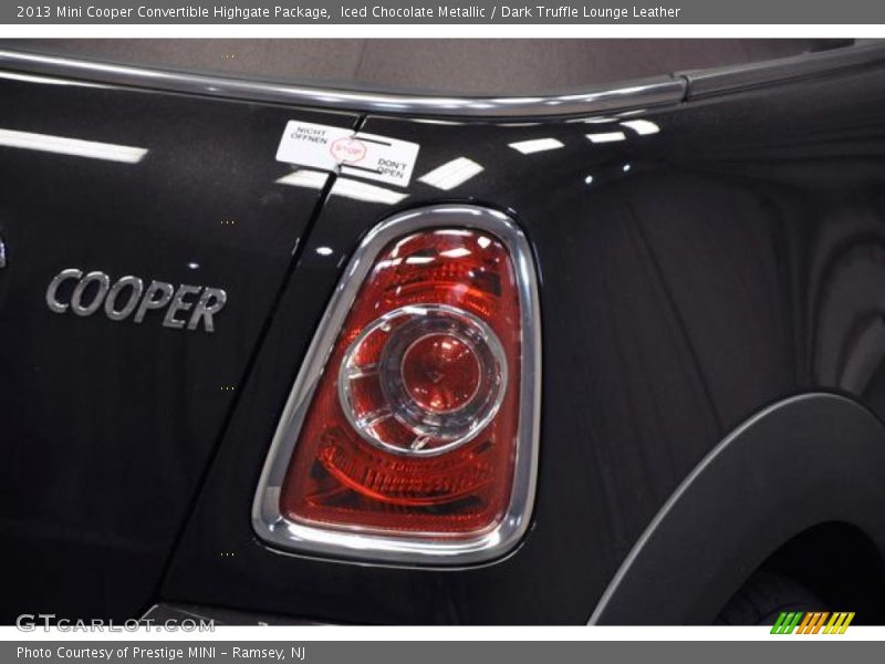 Iced Chocolate Metallic / Dark Truffle Lounge Leather 2013 Mini Cooper Convertible Highgate Package