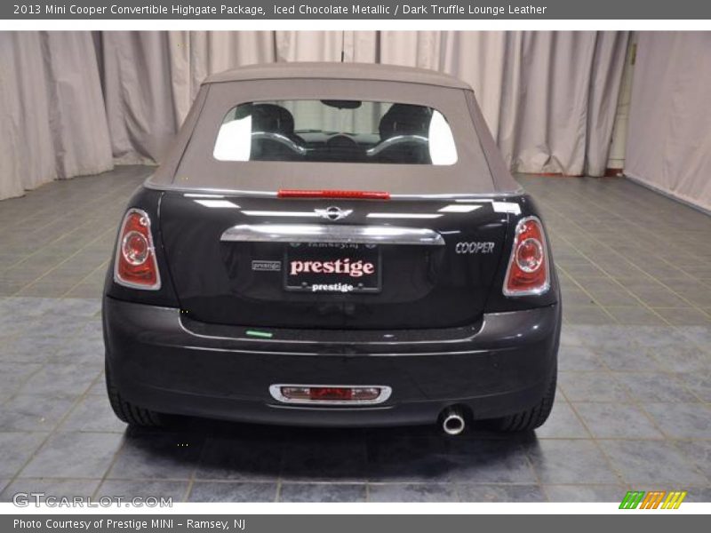 Iced Chocolate Metallic / Dark Truffle Lounge Leather 2013 Mini Cooper Convertible Highgate Package