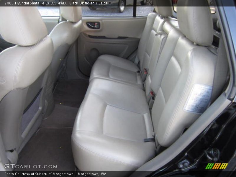 Black Obsidian / Beige 2005 Hyundai Santa Fe LX 3.5 4WD