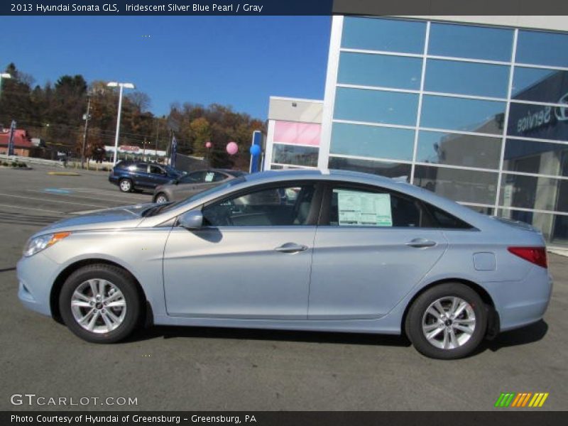 Iridescent Silver Blue Pearl / Gray 2013 Hyundai Sonata GLS