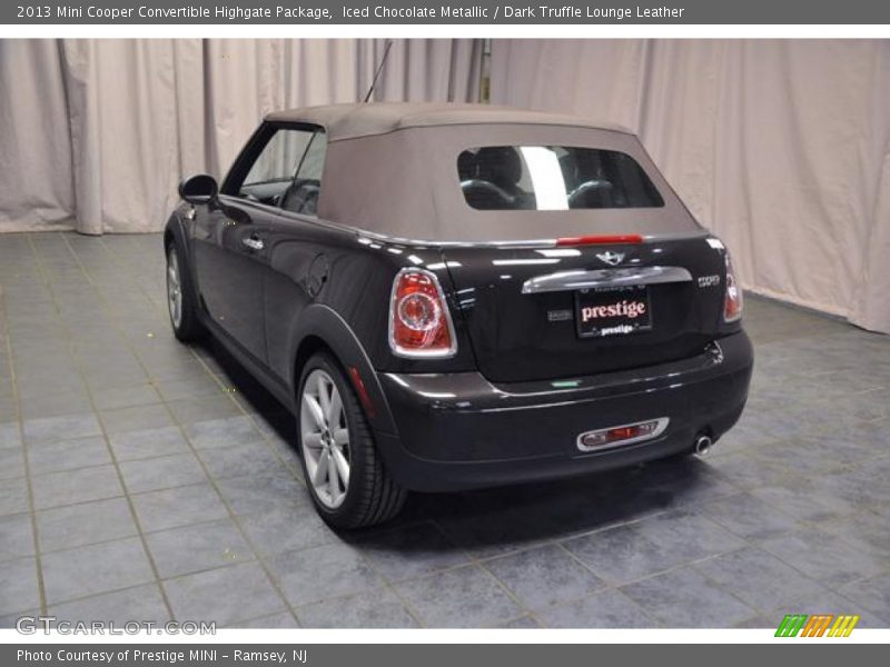 Iced Chocolate Metallic / Dark Truffle Lounge Leather 2013 Mini Cooper Convertible Highgate Package
