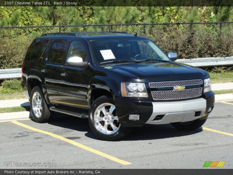 Black / Ebony 2007 Chevrolet Tahoe Z71