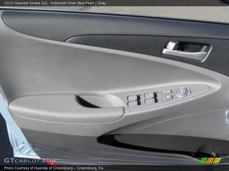 Iridescent Silver Blue Pearl / Gray 2013 Hyundai Sonata GLS