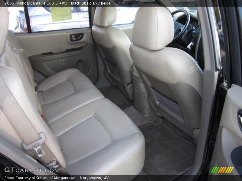 Black Obsidian / Beige 2005 Hyundai Santa Fe LX 3.5 4WD