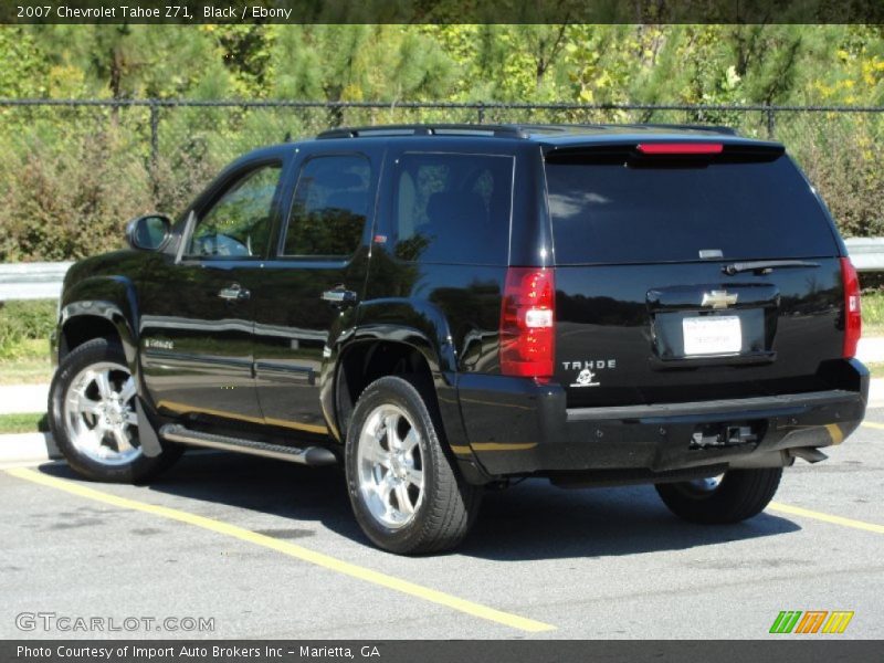 Black / Ebony 2007 Chevrolet Tahoe Z71
