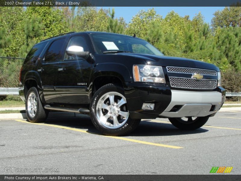Black / Ebony 2007 Chevrolet Tahoe Z71