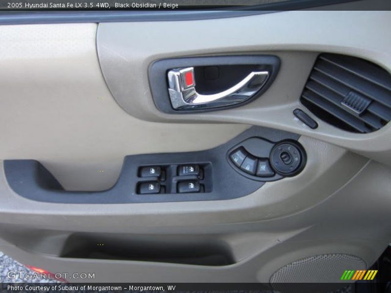 Black Obsidian / Beige 2005 Hyundai Santa Fe LX 3.5 4WD