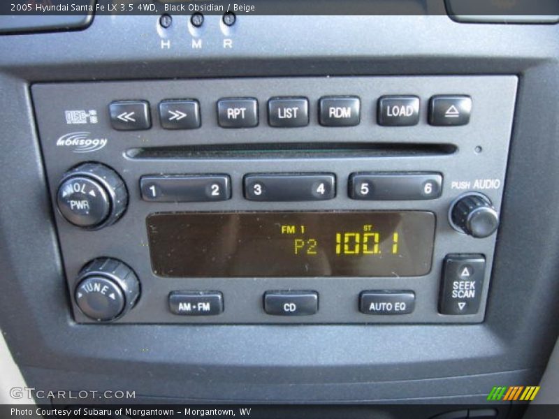 Black Obsidian / Beige 2005 Hyundai Santa Fe LX 3.5 4WD