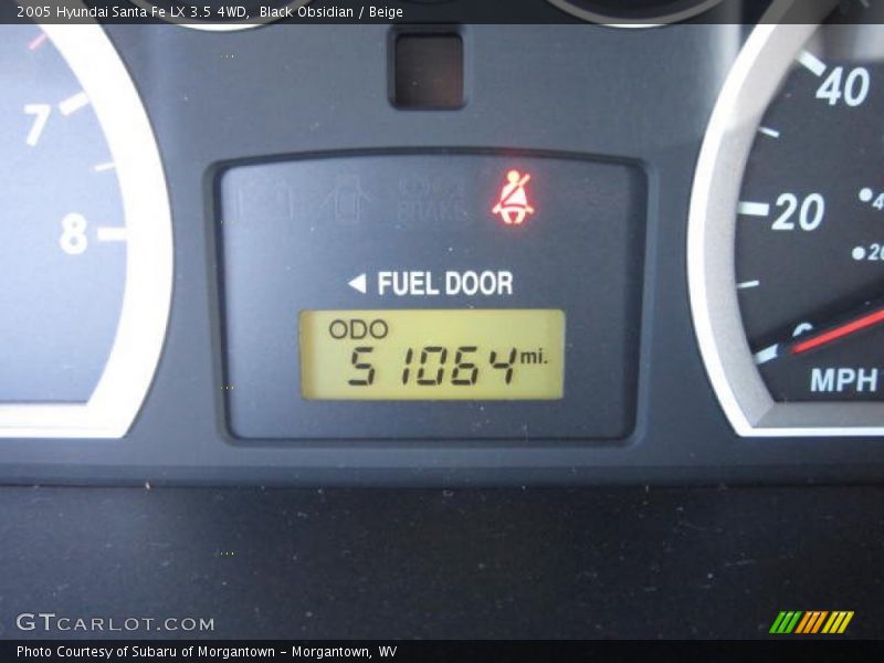 Black Obsidian / Beige 2005 Hyundai Santa Fe LX 3.5 4WD