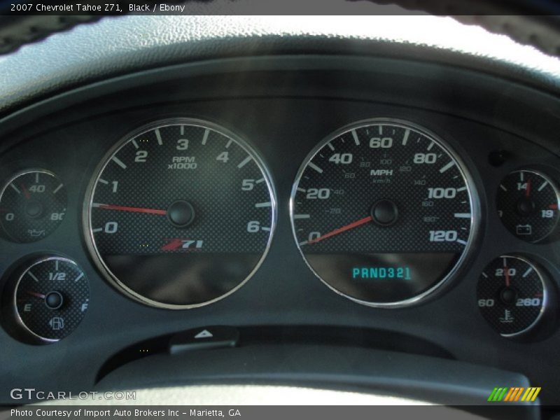 Black / Ebony 2007 Chevrolet Tahoe Z71