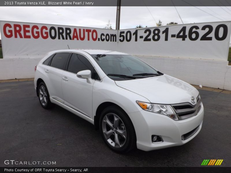 Blizzard White Pearl / Ivory 2013 Toyota Venza XLE