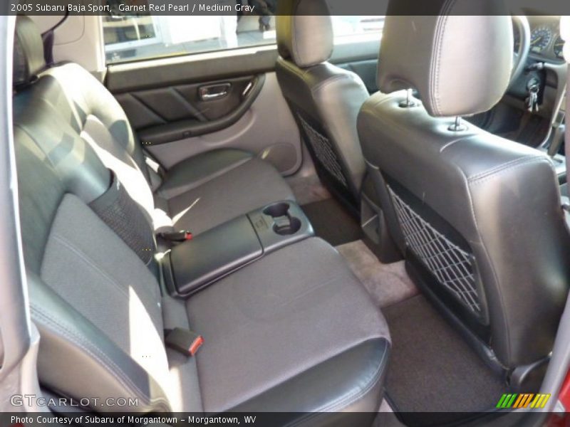 Garnet Red Pearl / Medium Gray 2005 Subaru Baja Sport
