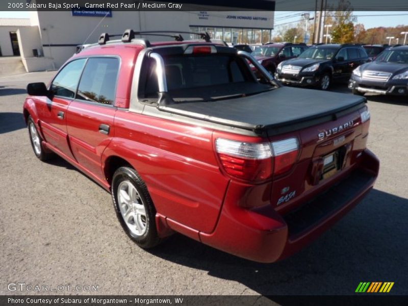 Garnet Red Pearl / Medium Gray 2005 Subaru Baja Sport