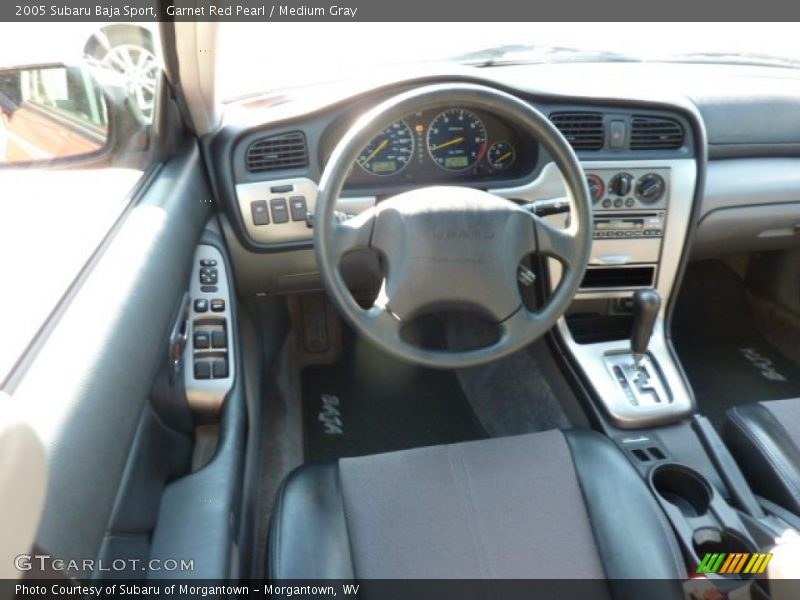 Garnet Red Pearl / Medium Gray 2005 Subaru Baja Sport