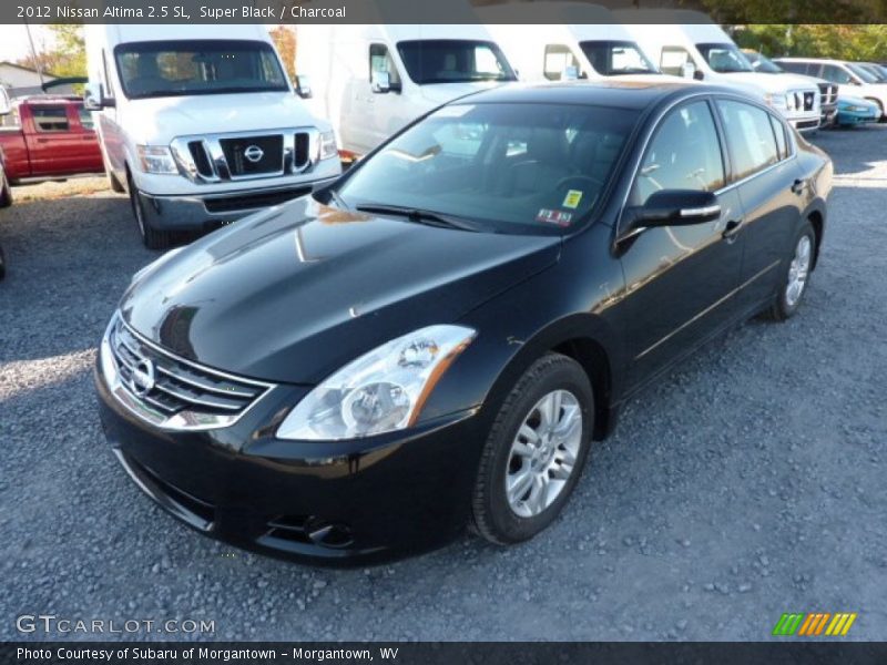 Super Black / Charcoal 2012 Nissan Altima 2.5 SL