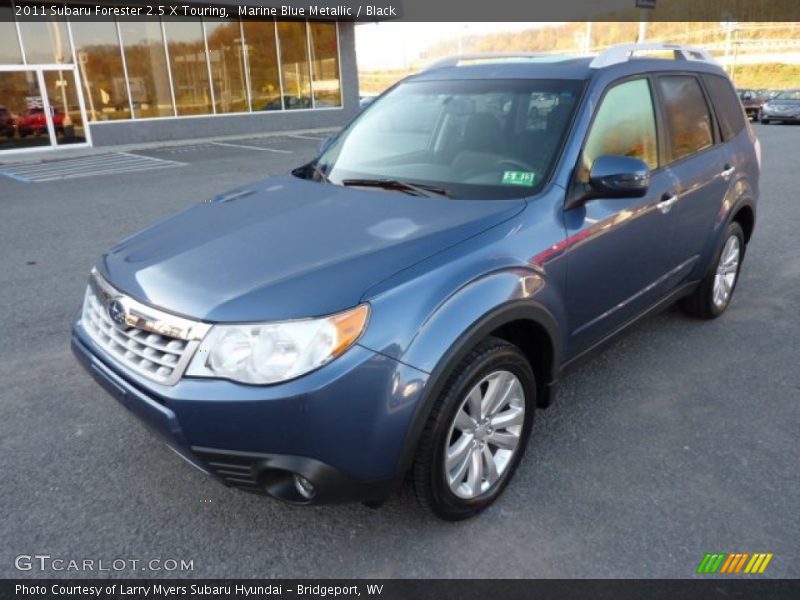Marine Blue Metallic / Black 2011 Subaru Forester 2.5 X Touring