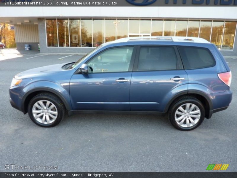 Marine Blue Metallic / Black 2011 Subaru Forester 2.5 X Touring