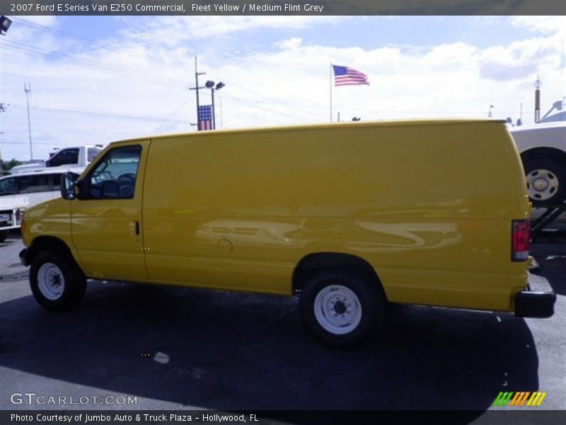 Fleet Yellow / Medium Flint Grey 2007 Ford E Series Van E250 Commercial