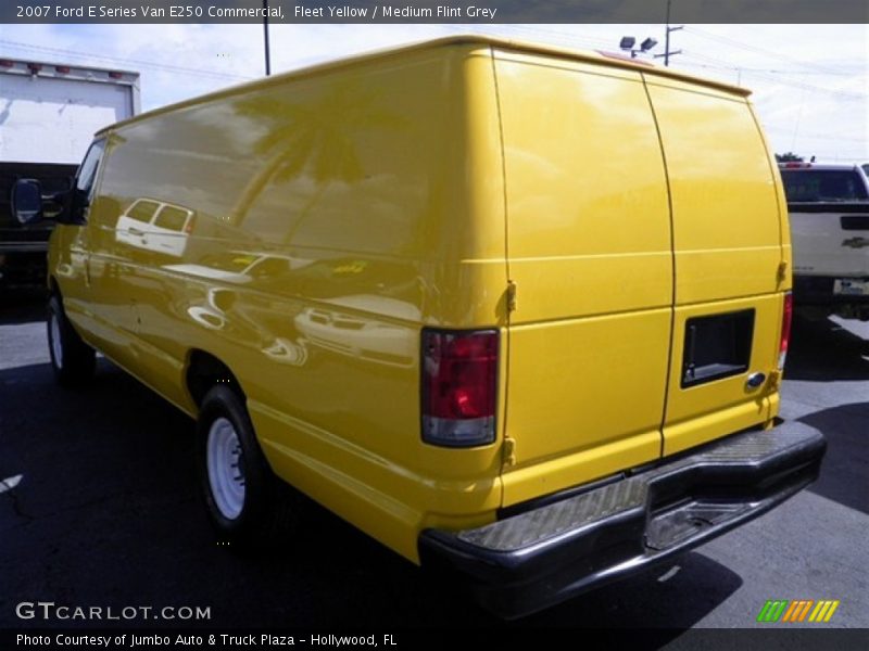 Fleet Yellow / Medium Flint Grey 2007 Ford E Series Van E250 Commercial