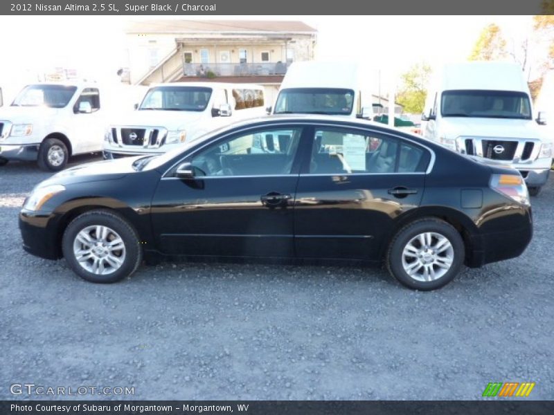Super Black / Charcoal 2012 Nissan Altima 2.5 SL