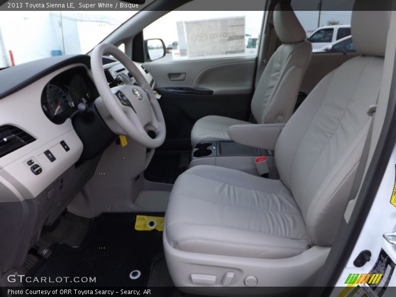Super White / Bisque 2013 Toyota Sienna LE