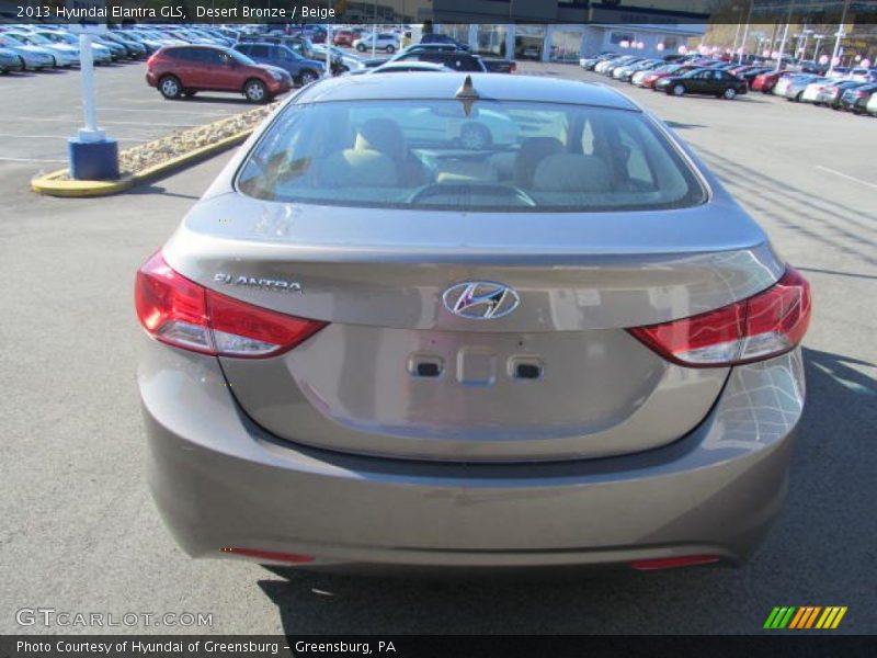 Desert Bronze / Beige 2013 Hyundai Elantra GLS