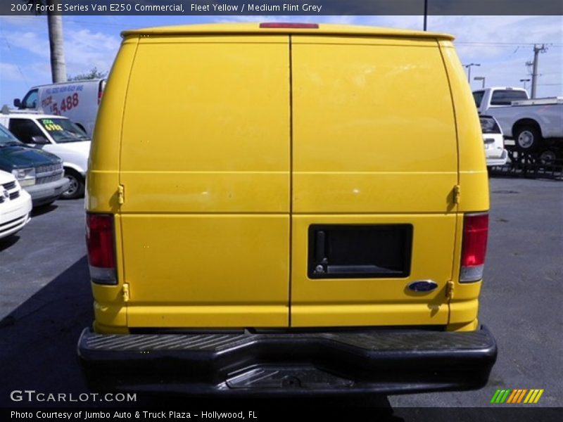 Fleet Yellow / Medium Flint Grey 2007 Ford E Series Van E250 Commercial