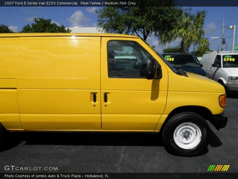 Fleet Yellow / Medium Flint Grey 2007 Ford E Series Van E250 Commercial