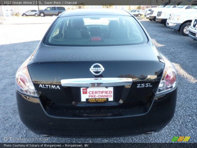 Super Black / Charcoal 2012 Nissan Altima 2.5 SL