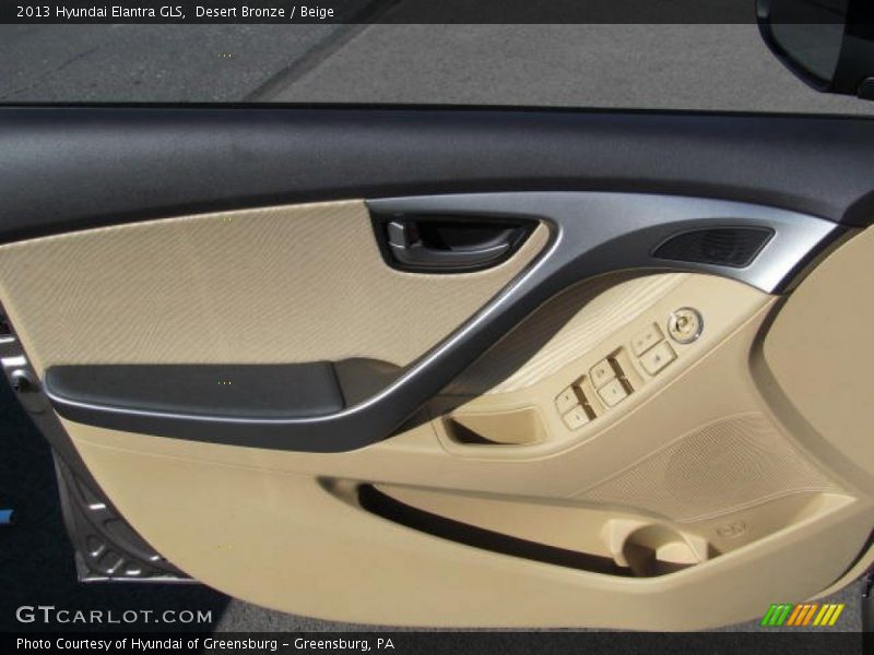 Desert Bronze / Beige 2013 Hyundai Elantra GLS