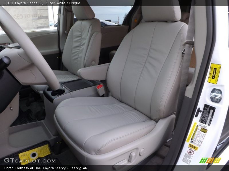 Super White / Bisque 2013 Toyota Sienna LE