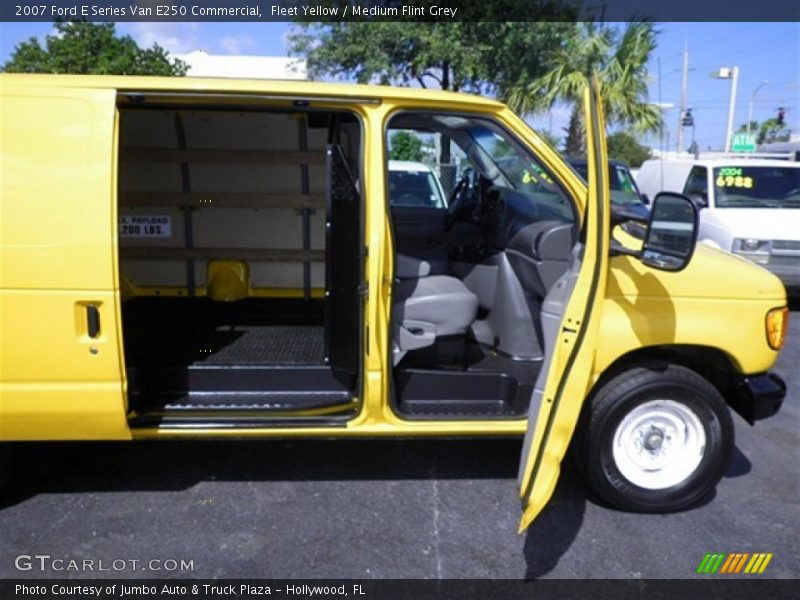Fleet Yellow / Medium Flint Grey 2007 Ford E Series Van E250 Commercial