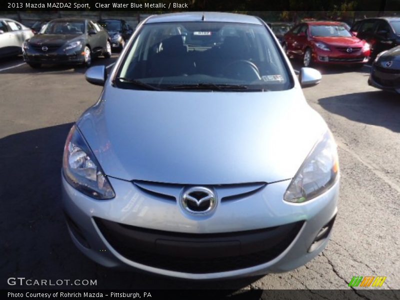 Clear Water Blue Metallic / Black 2013 Mazda MAZDA2 Sport