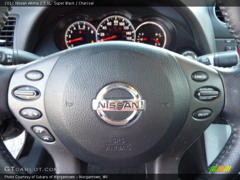 Super Black / Charcoal 2012 Nissan Altima 2.5 SL