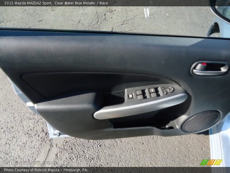 Clear Water Blue Metallic / Black 2013 Mazda MAZDA2 Sport