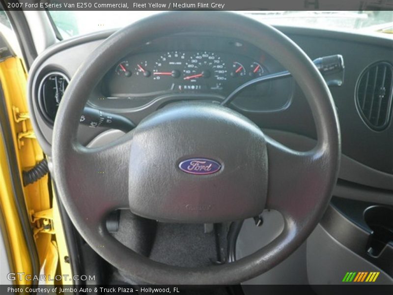 Fleet Yellow / Medium Flint Grey 2007 Ford E Series Van E250 Commercial